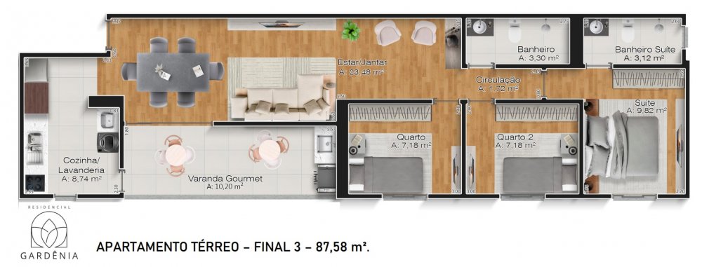 Apartamento, 2 quartos, 65 m² - Foto 24