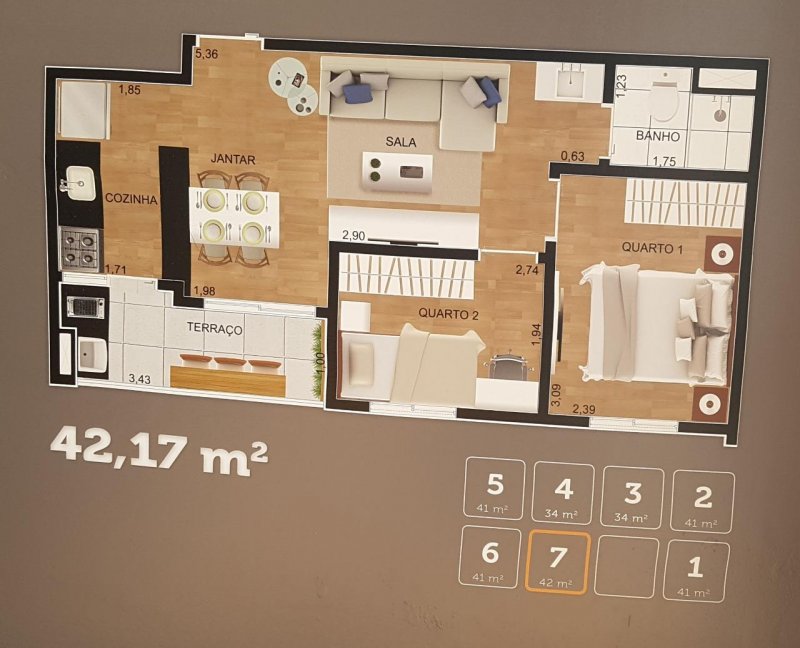 Apartamento, 2 quartos, 42 m² - Foto 9