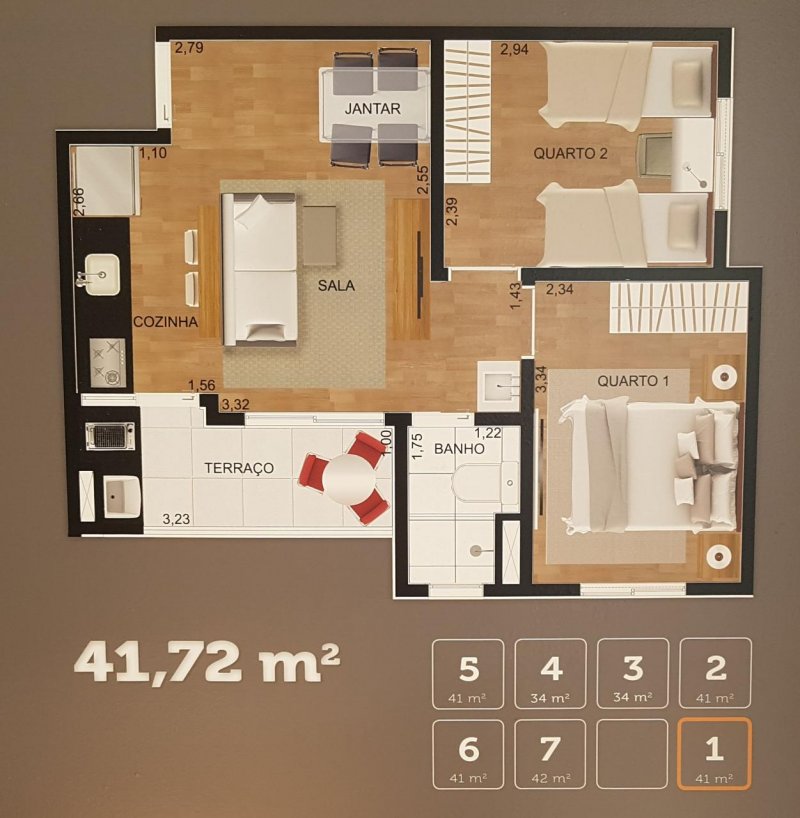 Apartamento, 2 quartos, 42 m² - Foto 8