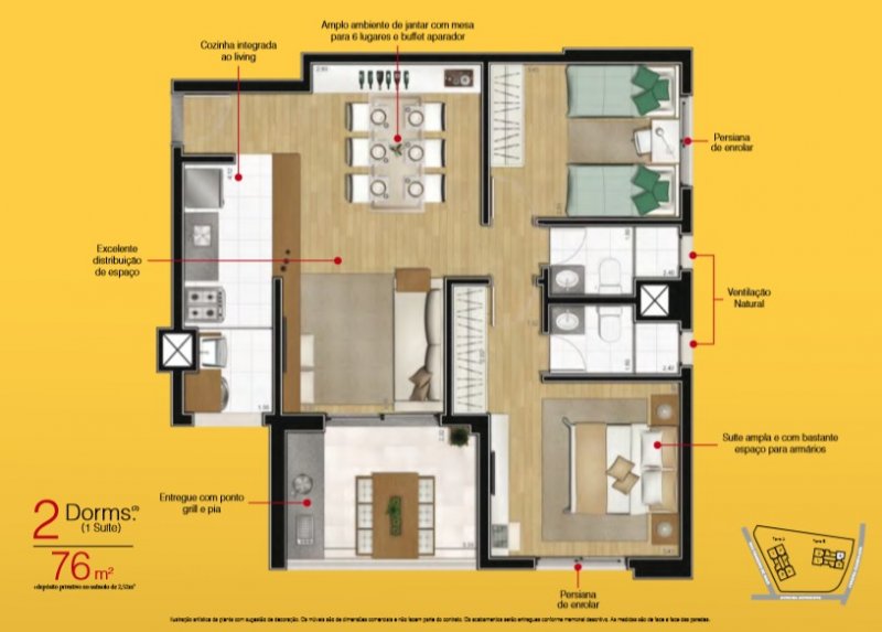 Apartamento, 3 quartos, 94 m² - Foto 37