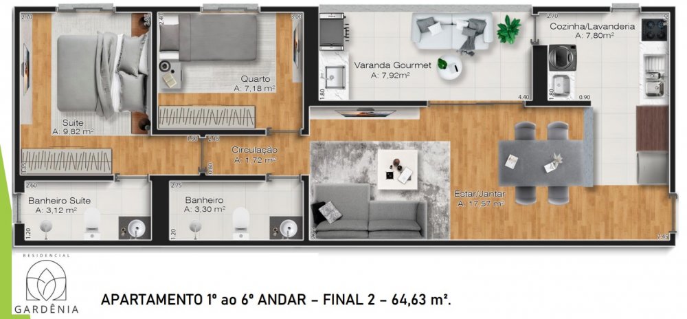 Apartamento, 2 quartos, 65 m² - Foto 26