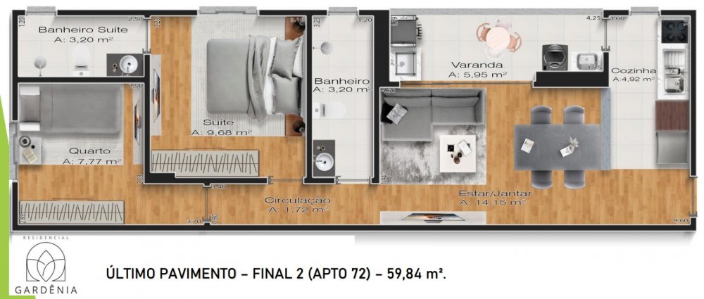 Apartamento, 2 quartos, 65 m² - Foto 31