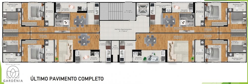 Apartamento, 2 quartos, 65 m² - Foto 34