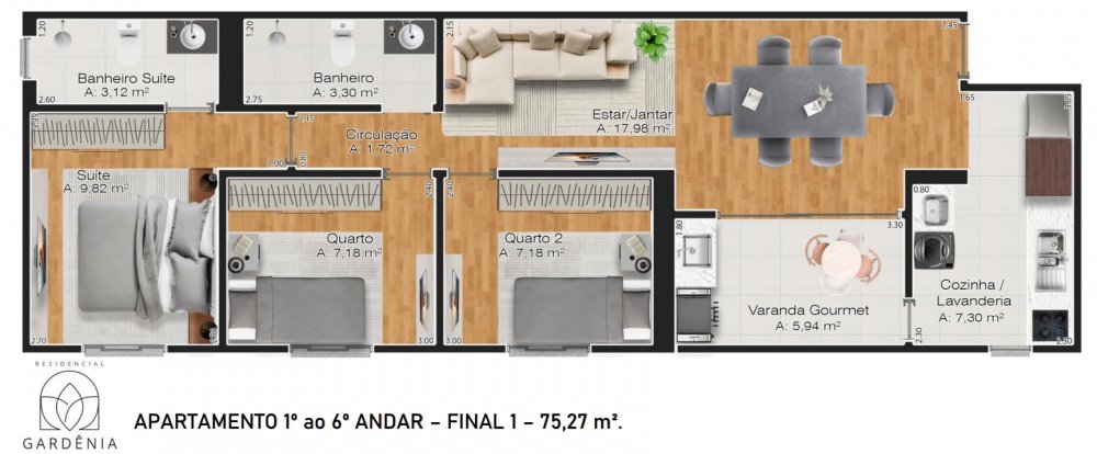 Apartamento, 2 quartos, 65 m² - Foto 25